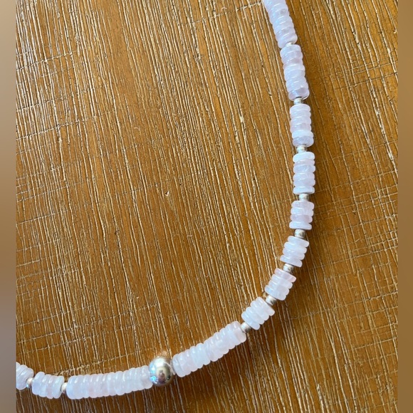 Rose quartz necklace - Picture 3 of 5